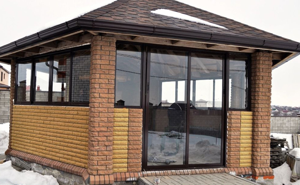 Мягкие двери для веранды