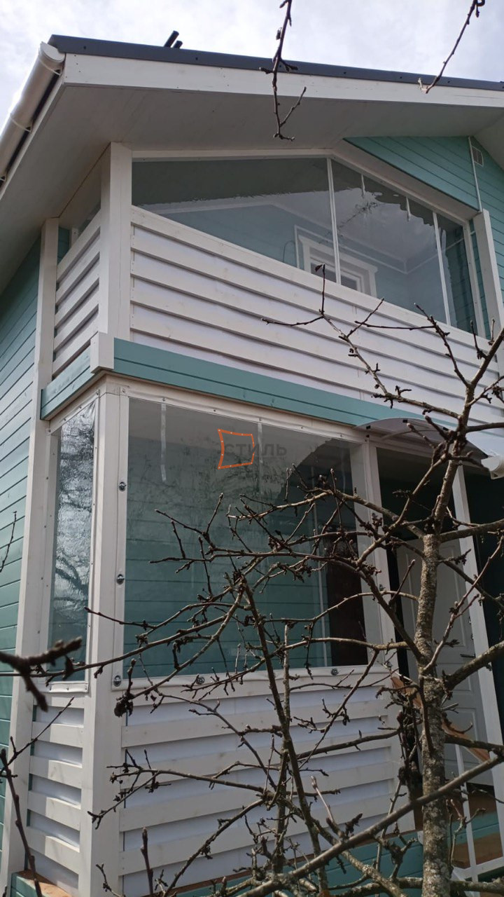 Фото установленных мягких окон 18